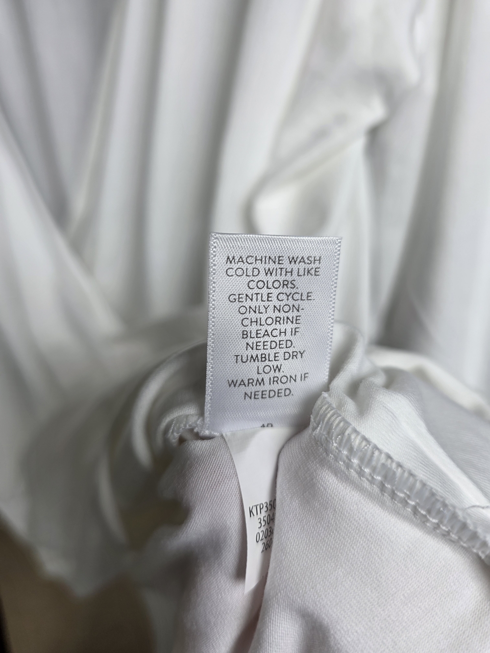 NWT J.Jill Cotton Blend Wrap V Neck Top White XL - Picture 7 of 8